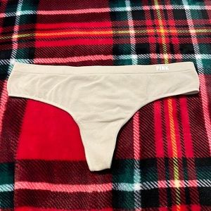 PINK VICTORIA SECRET XS Beige Seamless Thong